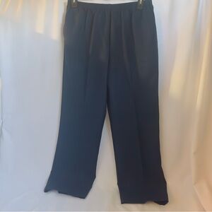 NWT Alfred Dunner Woman's Pants Straight Leg Stretch Classic Blue Pull On SZ 14